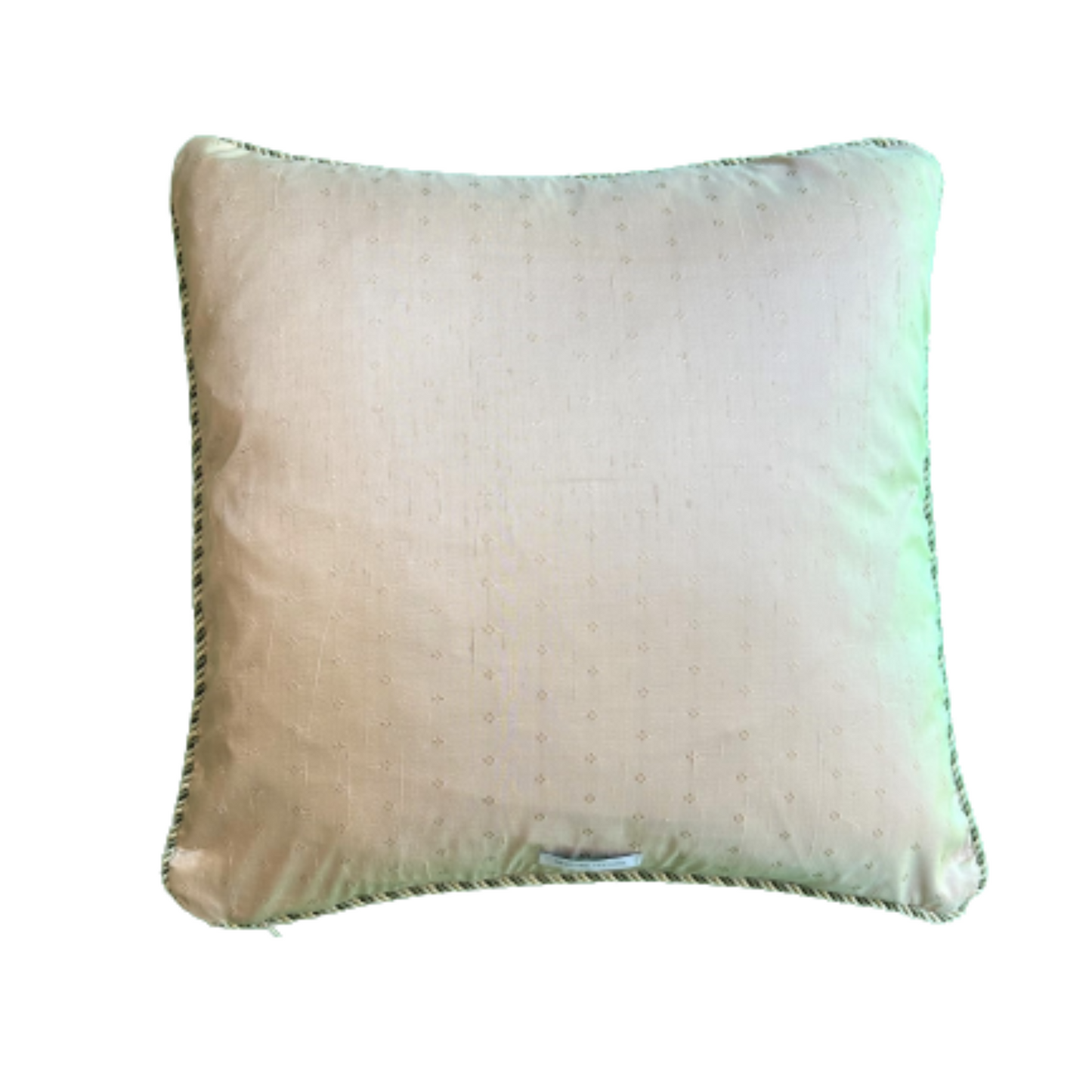 Scalamandre Gertrude's Rose 20 x 20 Decorative Square Pillow with Down Feather Insert