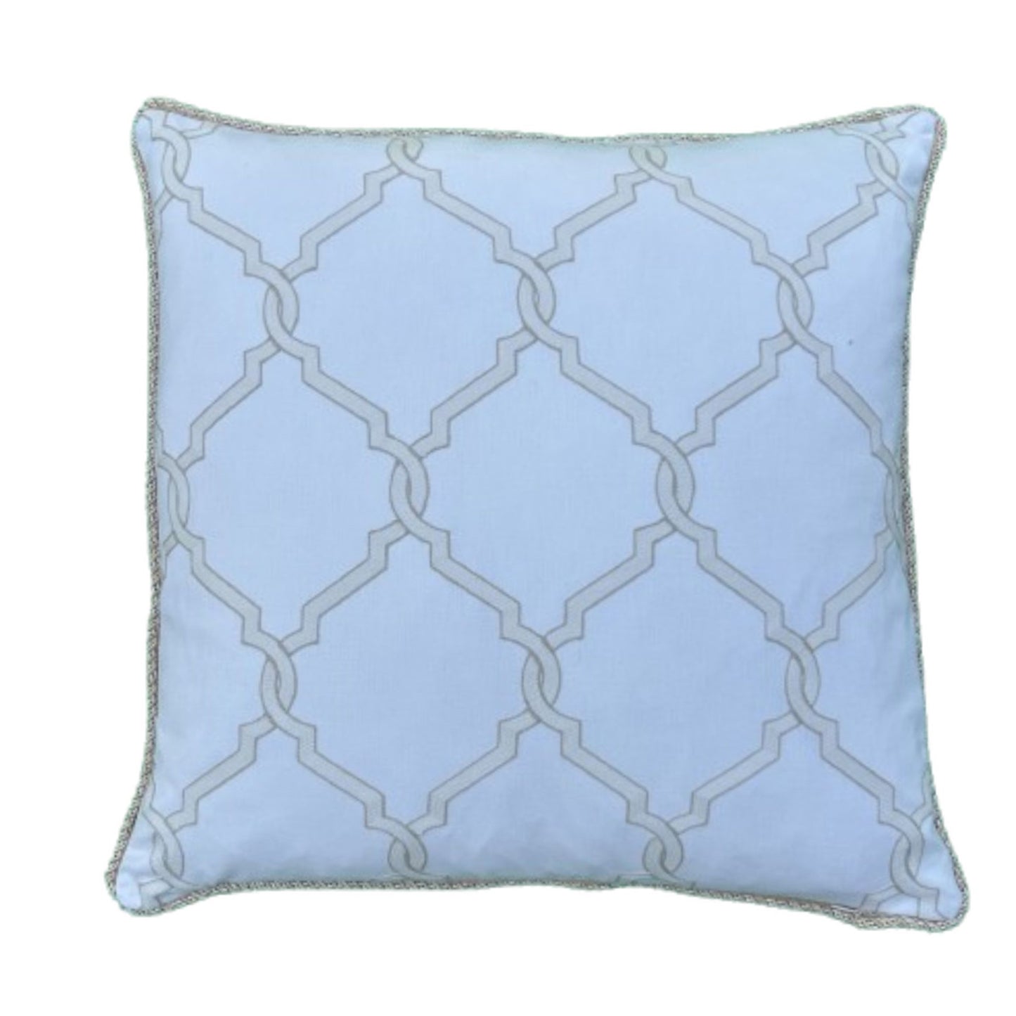 Iconic Grenville Rose by Lee Jofa Linen Decorative Pillow 21 x 21 includes Down/Feather Insert