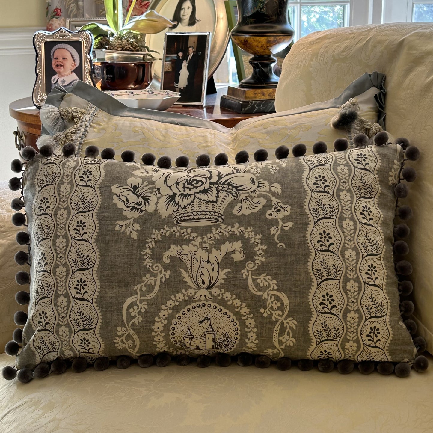 The House on the Hill 12 x 20 Decorative Pillow with Down Feather Insert