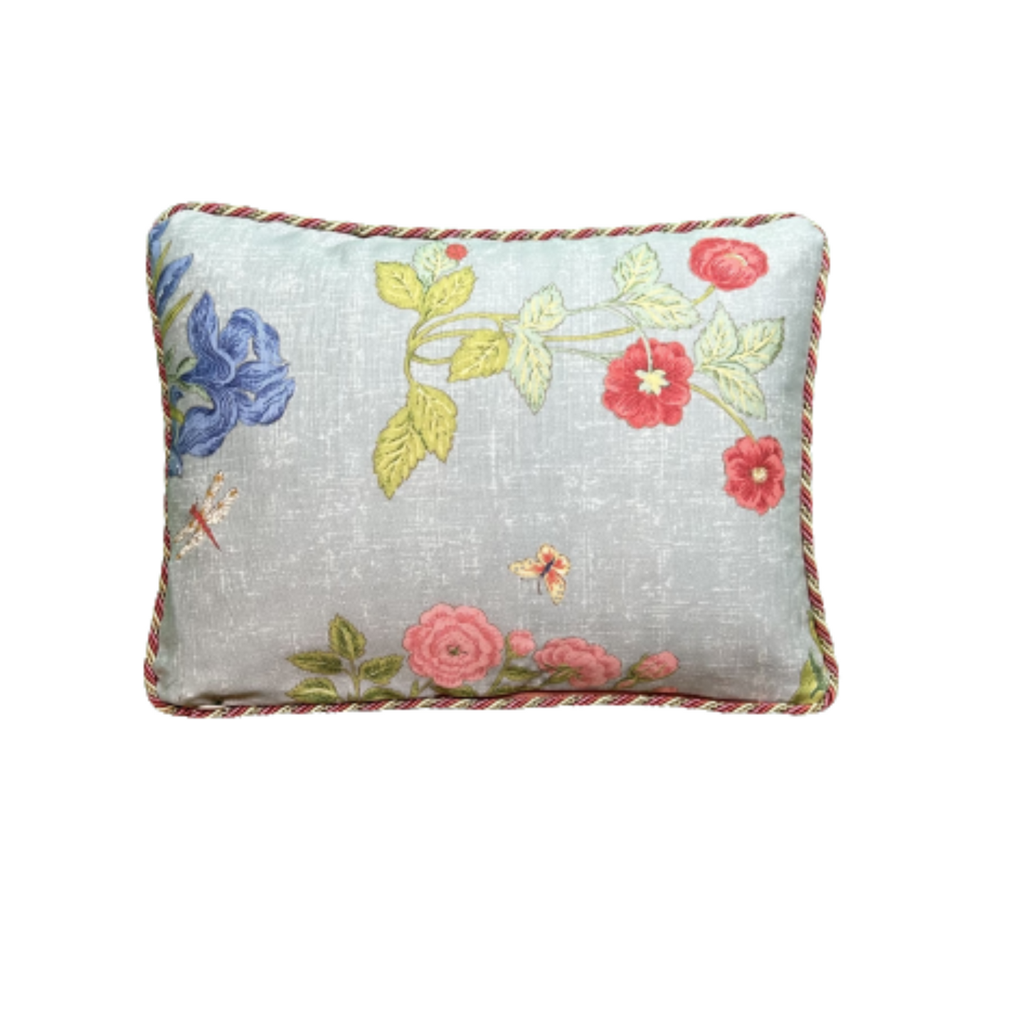 Scalamandre Botanica Reversible 12 x 16 Decorative Pillow with Down Feather Insert