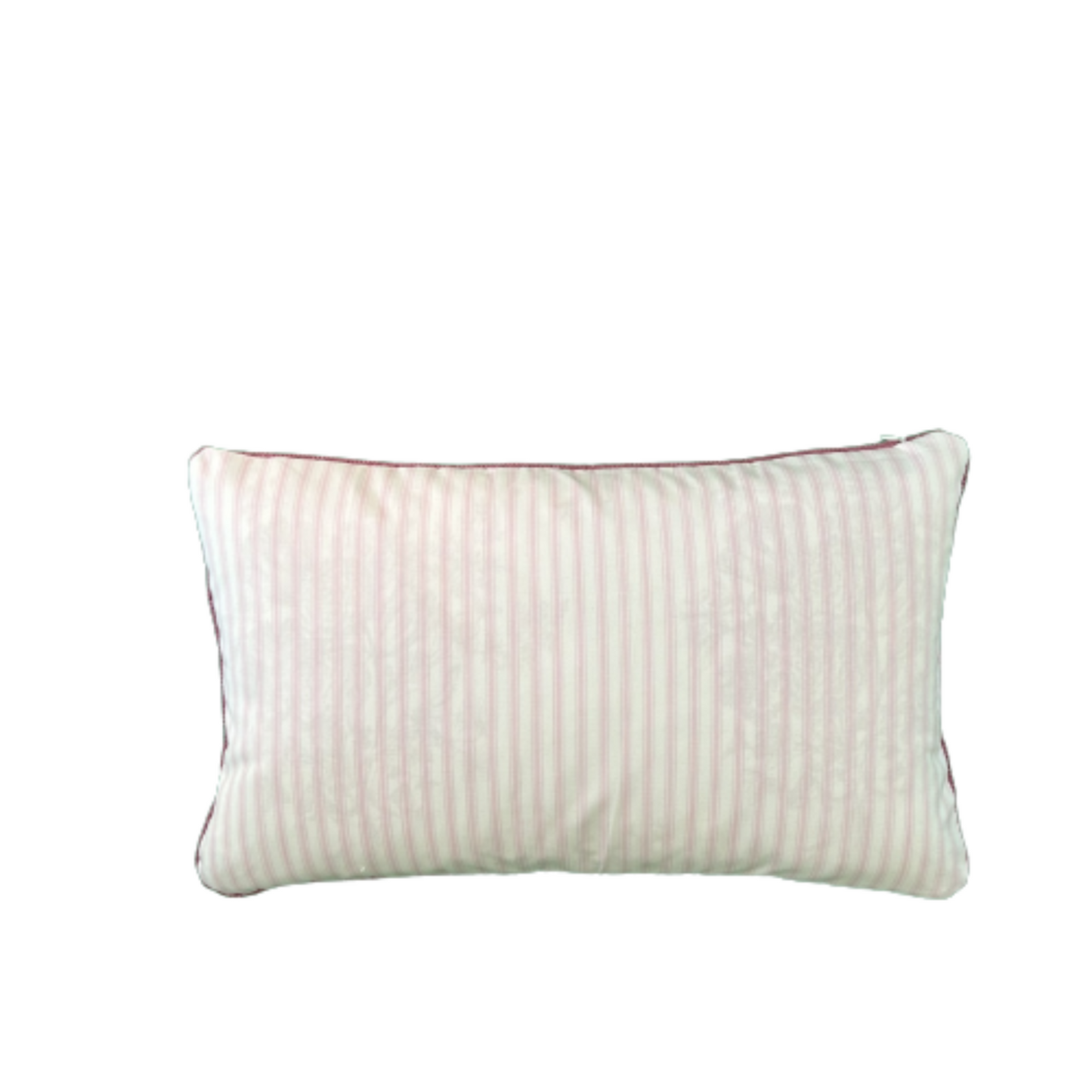 Sister Parish Augusta on Ticking Stripe 14 x 24 Decorative PIllow with Down Feather Insert