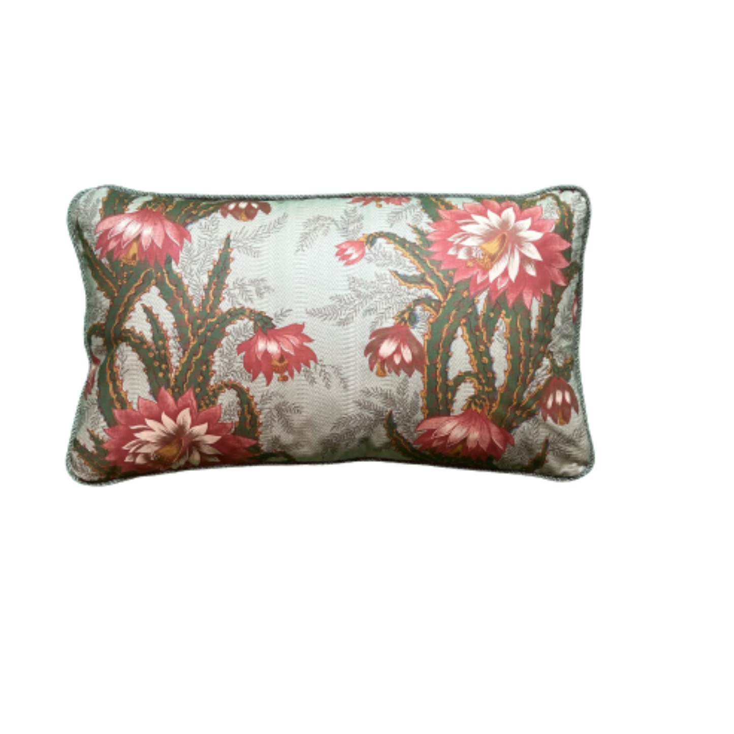 Brunschwig Vingtage Hermitage Tropique 14 x 24 Decorative Pillow with Down Feather Insert