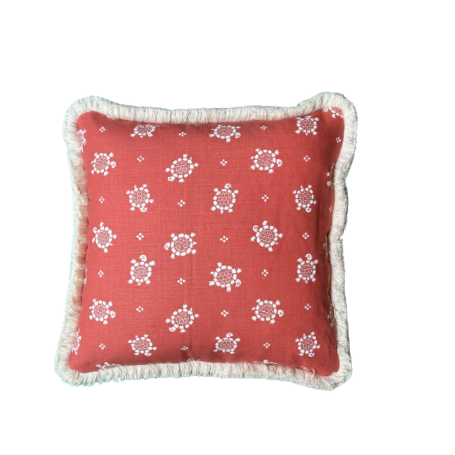Slow Poke Turtle Pond 18 x 18 Decorative Throw Pillow with Down Feather Insert