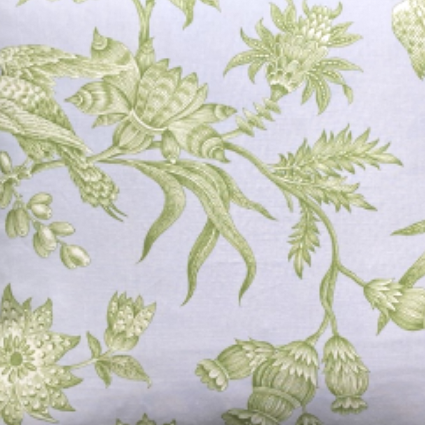 Coastal Toile by Brunschwig 16 X 18 Decorative Pillow with Down Feather Insert
