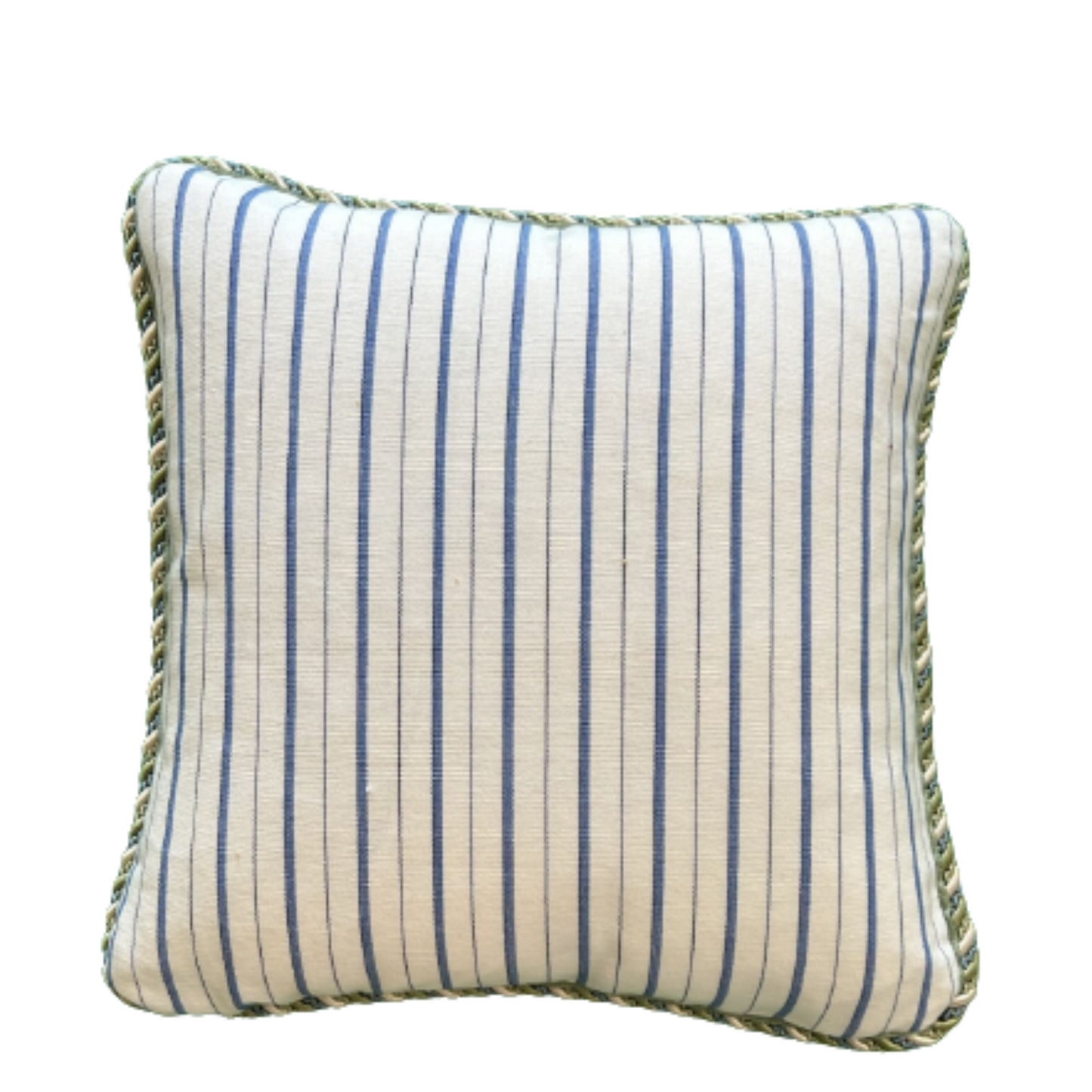 Vintage Scalamandre Ivy and Hydrangea 15 x 15 Square Decorative Pillow with Down Feather Insert