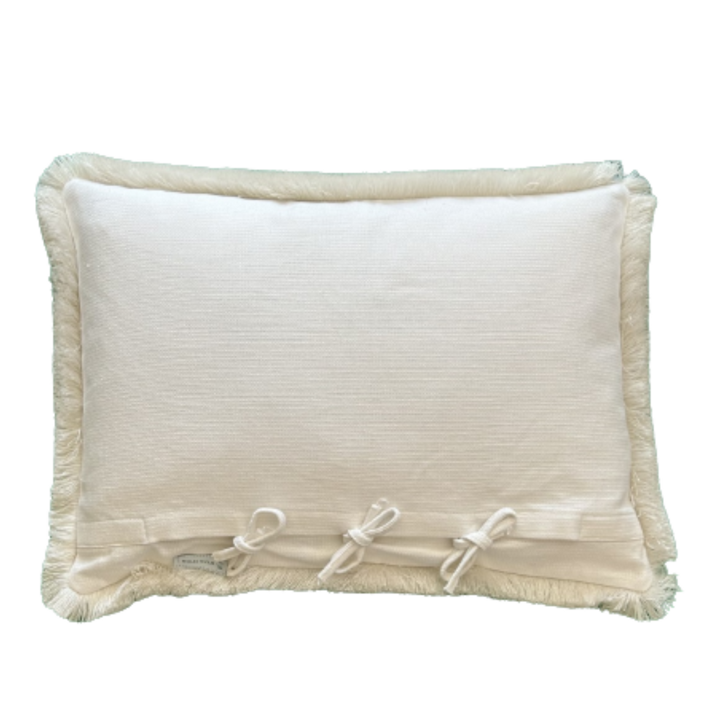 Mitford Blue and White 17 X 23 Rectangle Lumbar Designer Pillow with Down Feather Insert