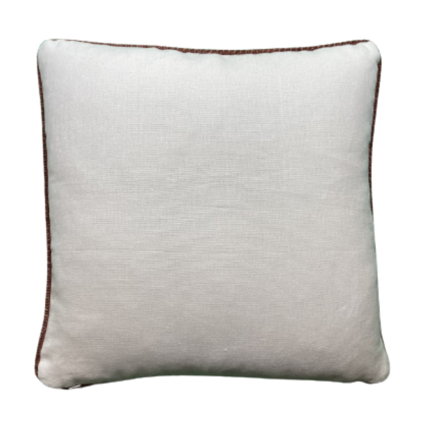Paisley Hand Block Print Indiennes Pillow 20 X 20 Square Decorative Pillow with Down Feather Insert
