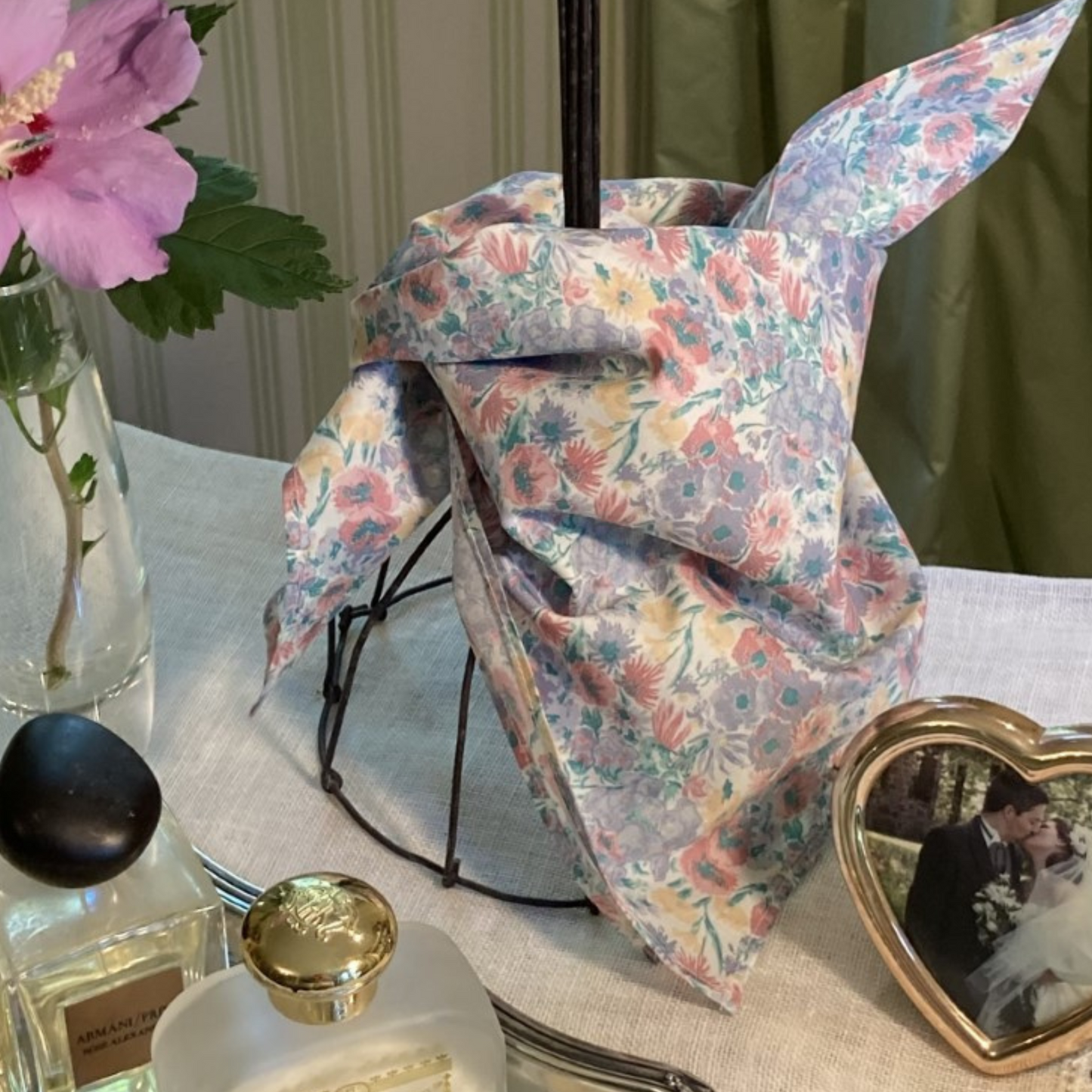 Liberty Print Square 100% Cotton Scarf, Liberty of London, Molly