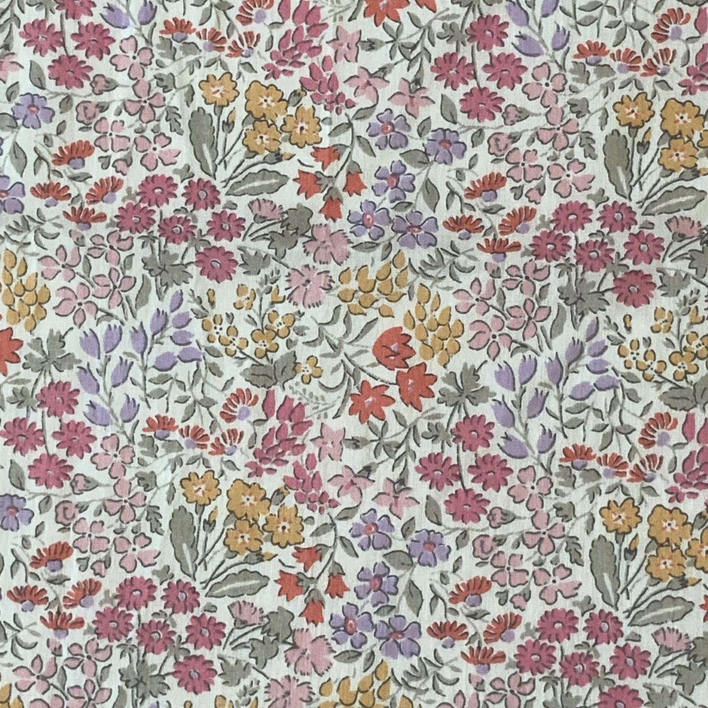 Liberty Print Square 100% Cotton Scarf, Liberty of London, Molly
