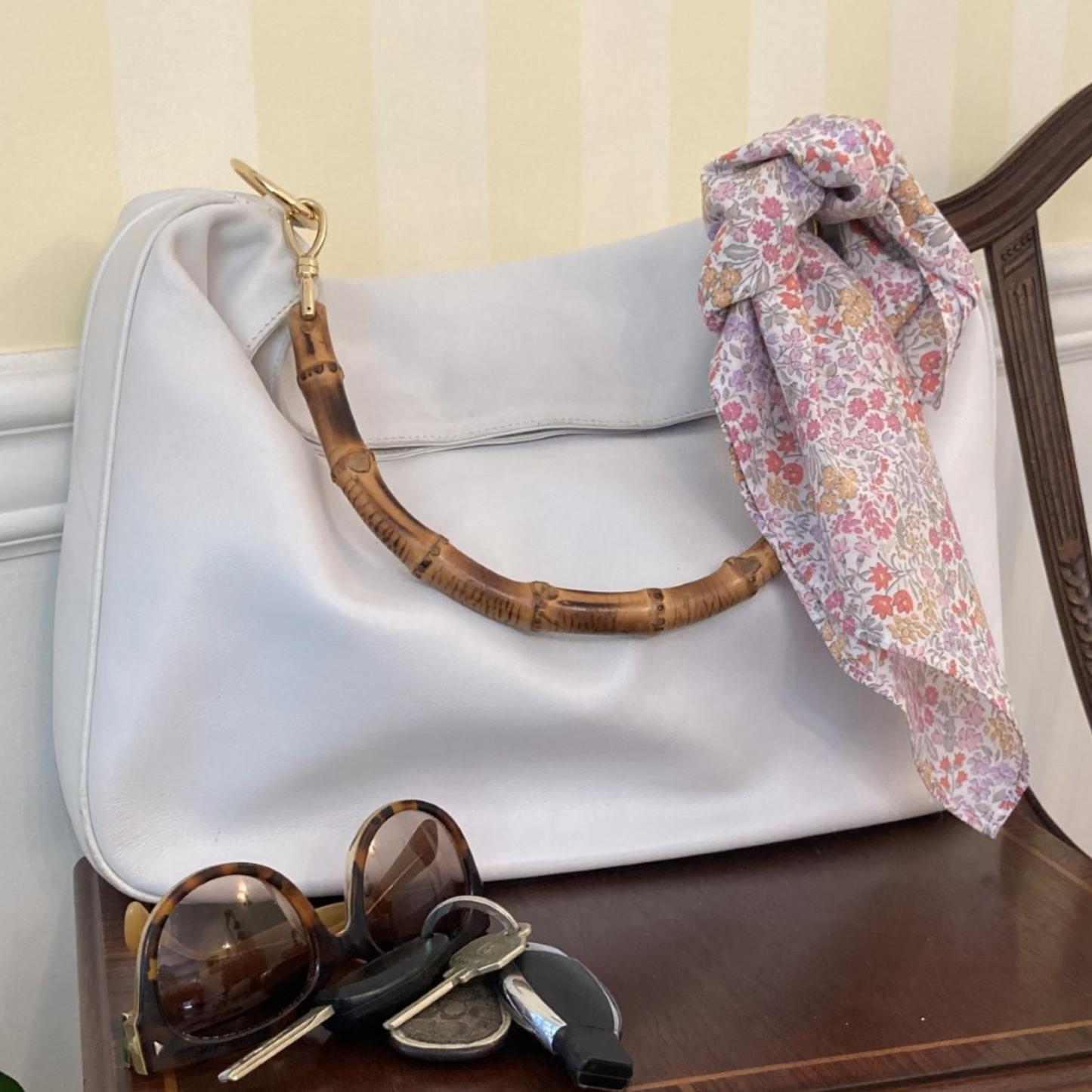 Liberty Print Square 100% Cotton Scarf, Liberty of London, Molly