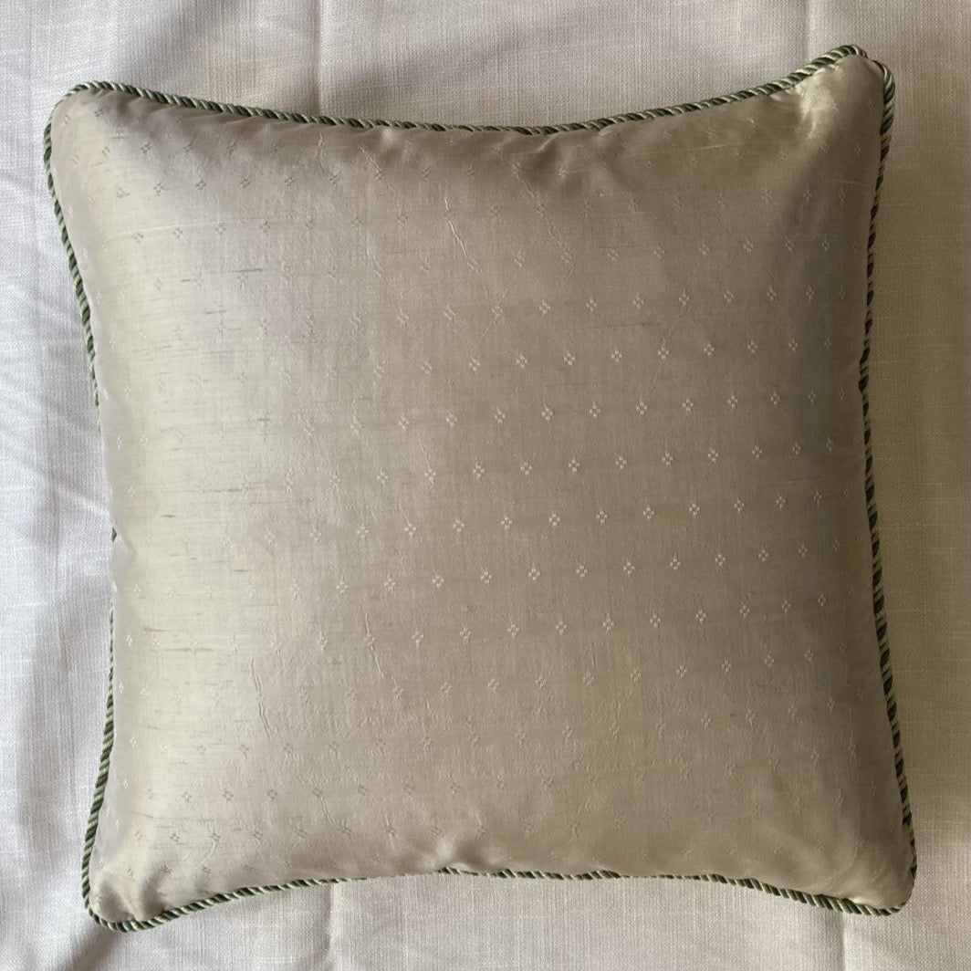 Wrentham Peonies 20 x 20 Square Decorative Designer Pillow with Down Feather Insert