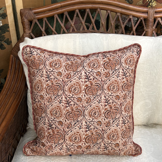 Lakshmi Les Indiennes 20 X 20 Square Decorative Pillow with Down/Feather Insert