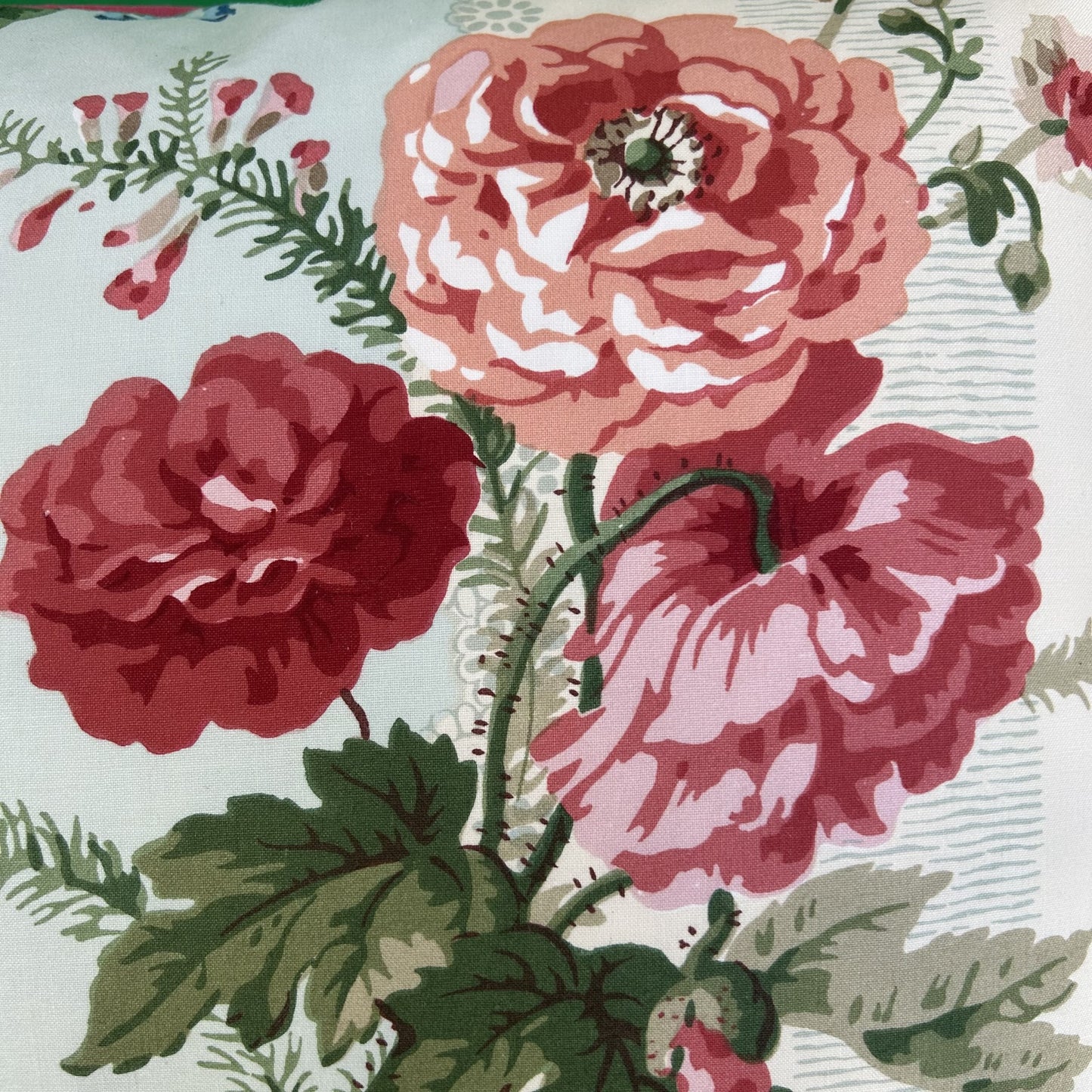 Sybilla by Brunschwig et Fils Chintz 16 x 22 Decorative Pillow with Down/Feather Insert