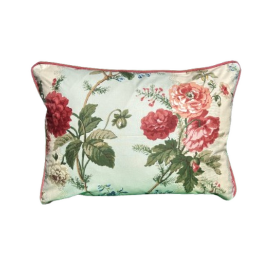 Sybilla by Brunschwig et Fils Chintz 16 x 22 Decorative Pillow with Down/Feather Insert