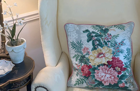 Ambrieres by CLARENCE HOUSE Decorative Pillow 18 x 18 includes Down/Feather Insert