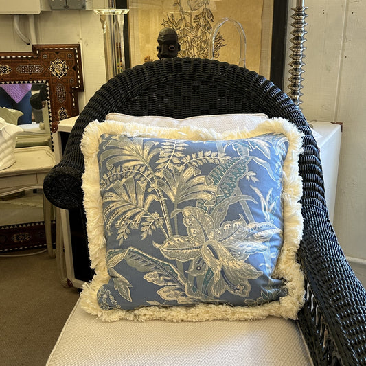 Brunschwig Seychelles Islands 20 x 20 Designer Pillow with Down Feather Insert