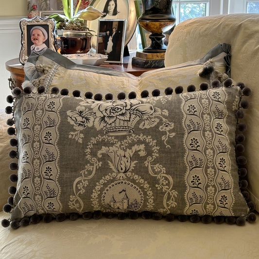 The House on the Hill 12 x 20 Decorative Pillow with Down Feather Insert