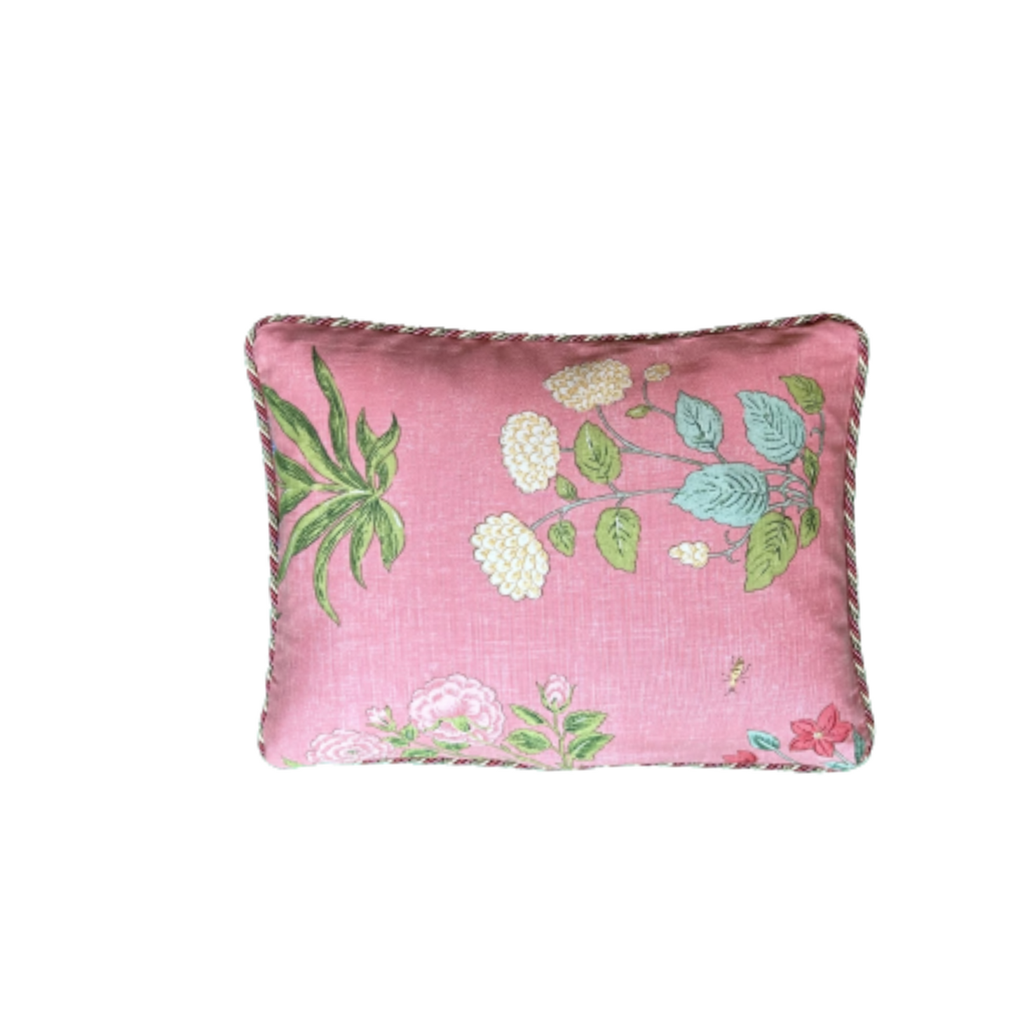 Scalamandre Botanica Reversible 12 x 16 Decorative Pillow with Down Feather Insert