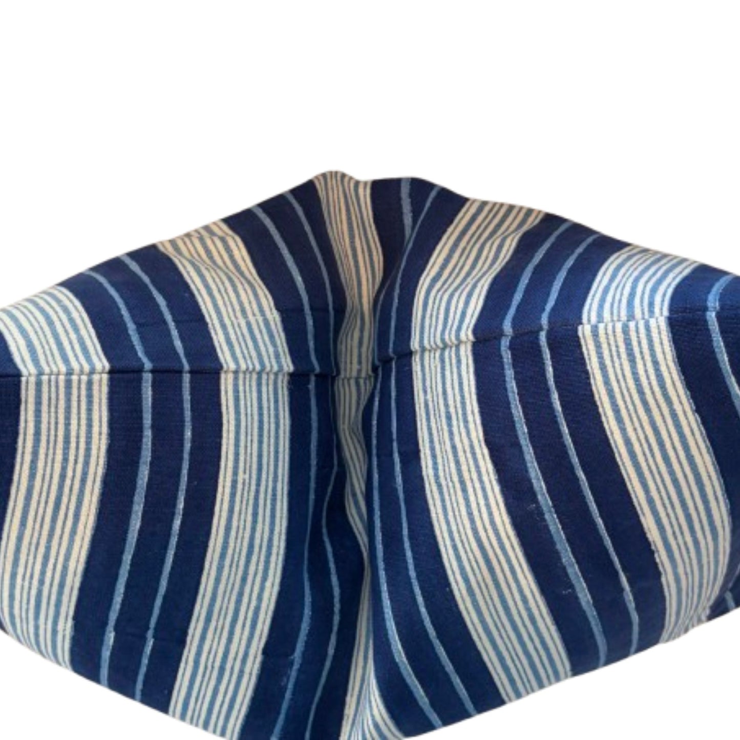 Robshaw Cabana Azure Blue Stripe 16 x 20 Decorative Pillow with Down/Feather Insert