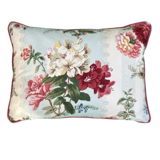 Sybilla by Brunschwig et Fils Chintz 16 x 22 Decorative Pillow with Down/Feather Insert