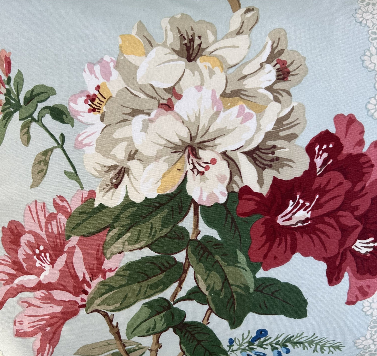 Sybilla by Brunschwig et Fils Chintz 16 x 22 Decorative Pillow with Down/Feather Insert