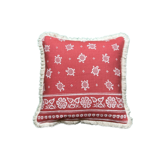 Slow Poke Turtle Pond 18 x 18 Decorative Throw Pillow with Down Feather Insert