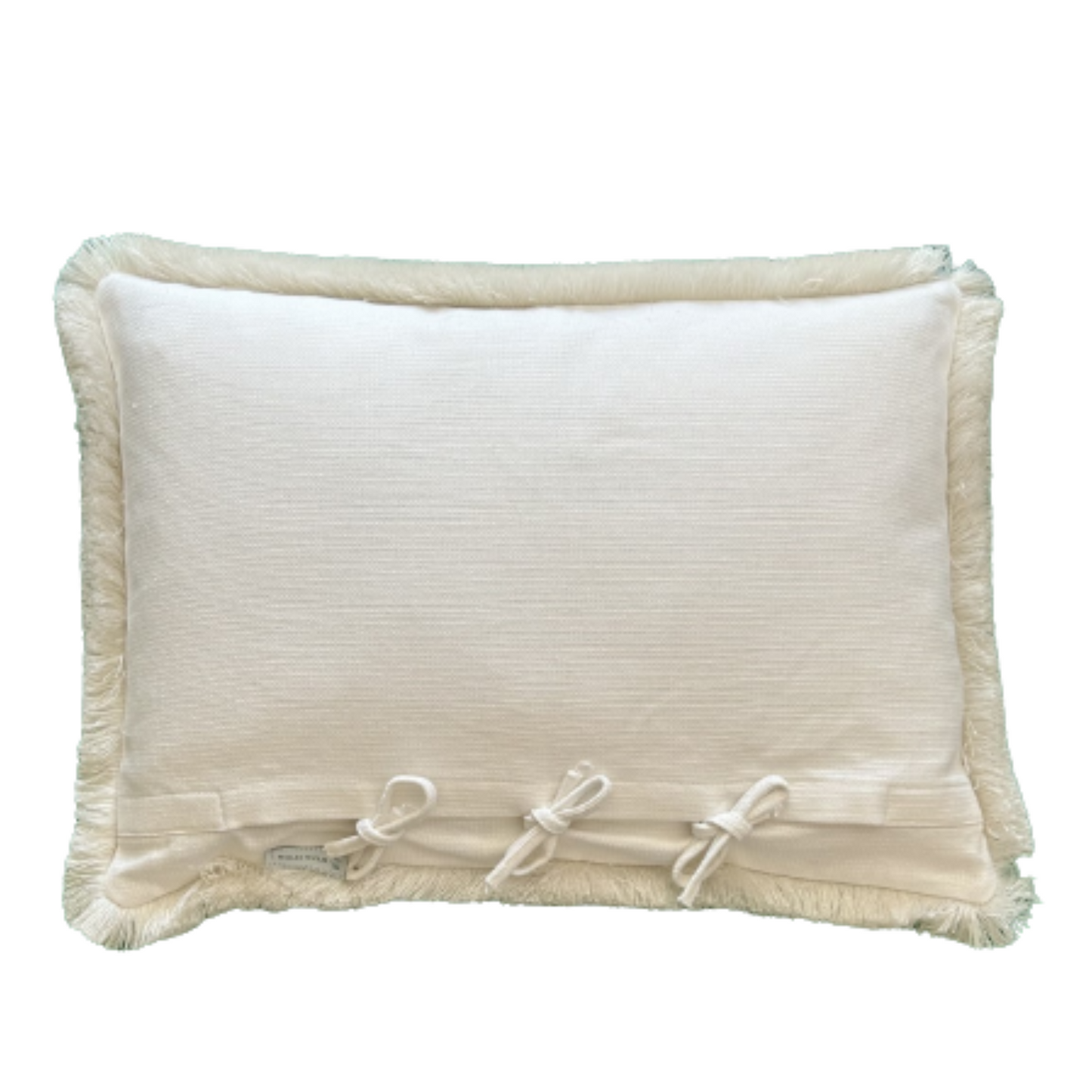 Mitford Blue and White 17 X 23 Rectangle Lumbar Designer Pillow with Down Feather Insert 