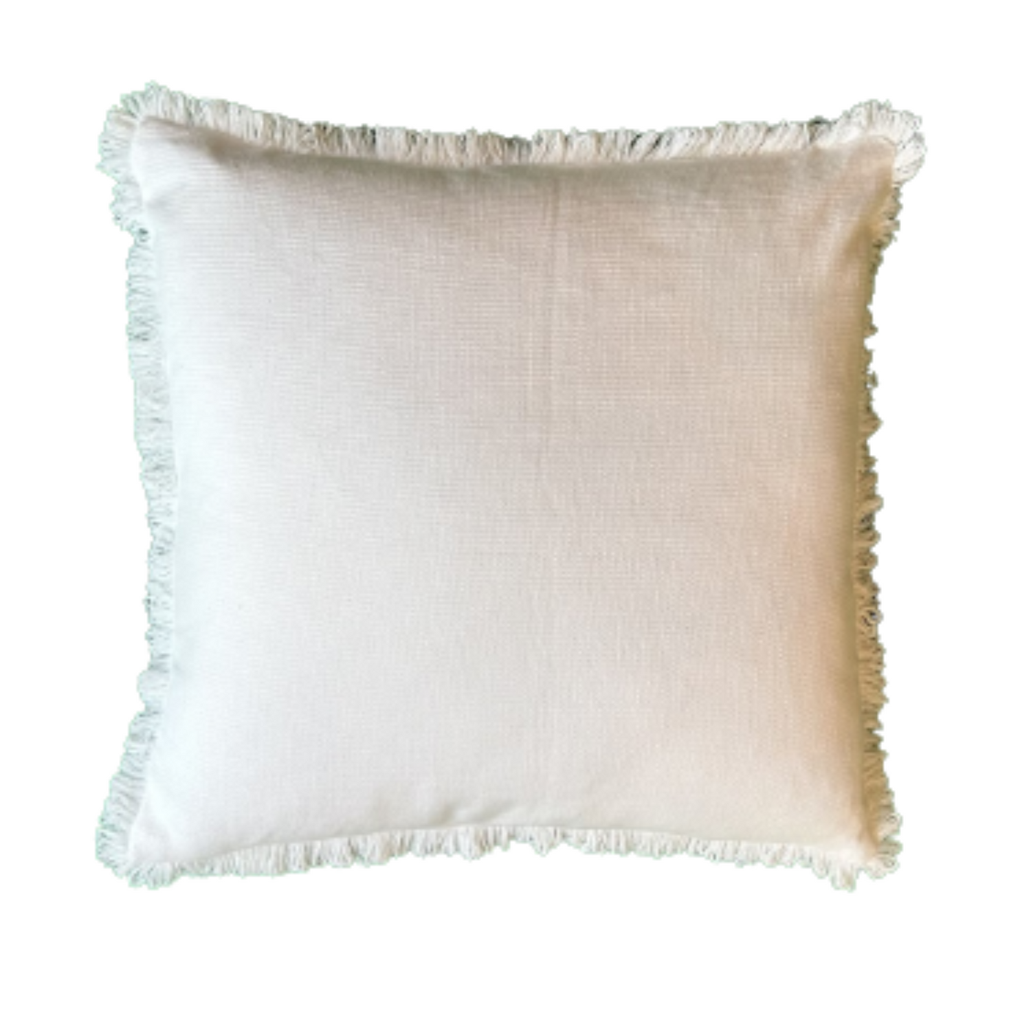 Goa Blue and White Square Designer Pillow Front 22 X 22 Square with Down Feather Insert