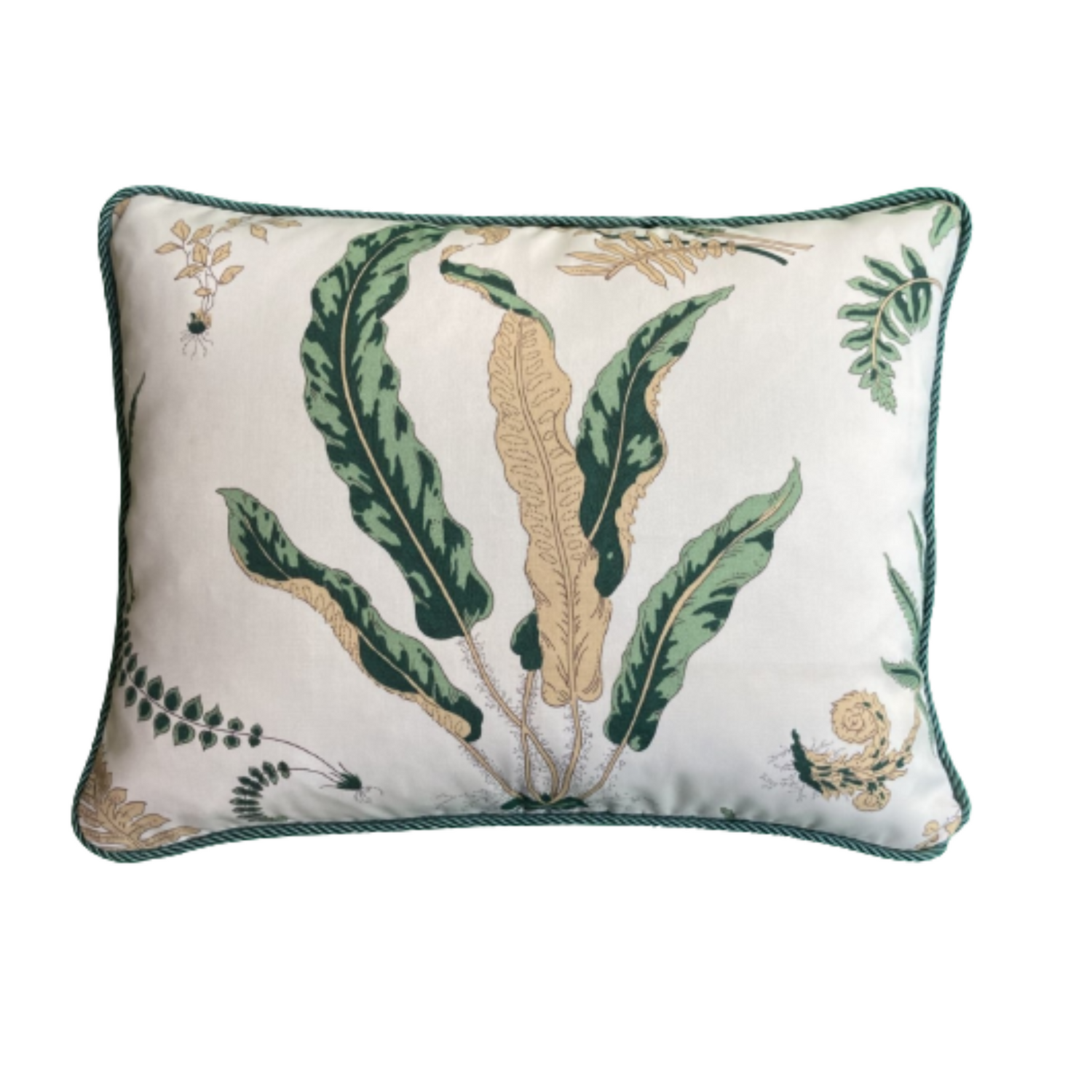 Miss De Wolf in the Conservatory Iconic Scalamandre 18 X 22 Designer Pillow with Down Feather Insert