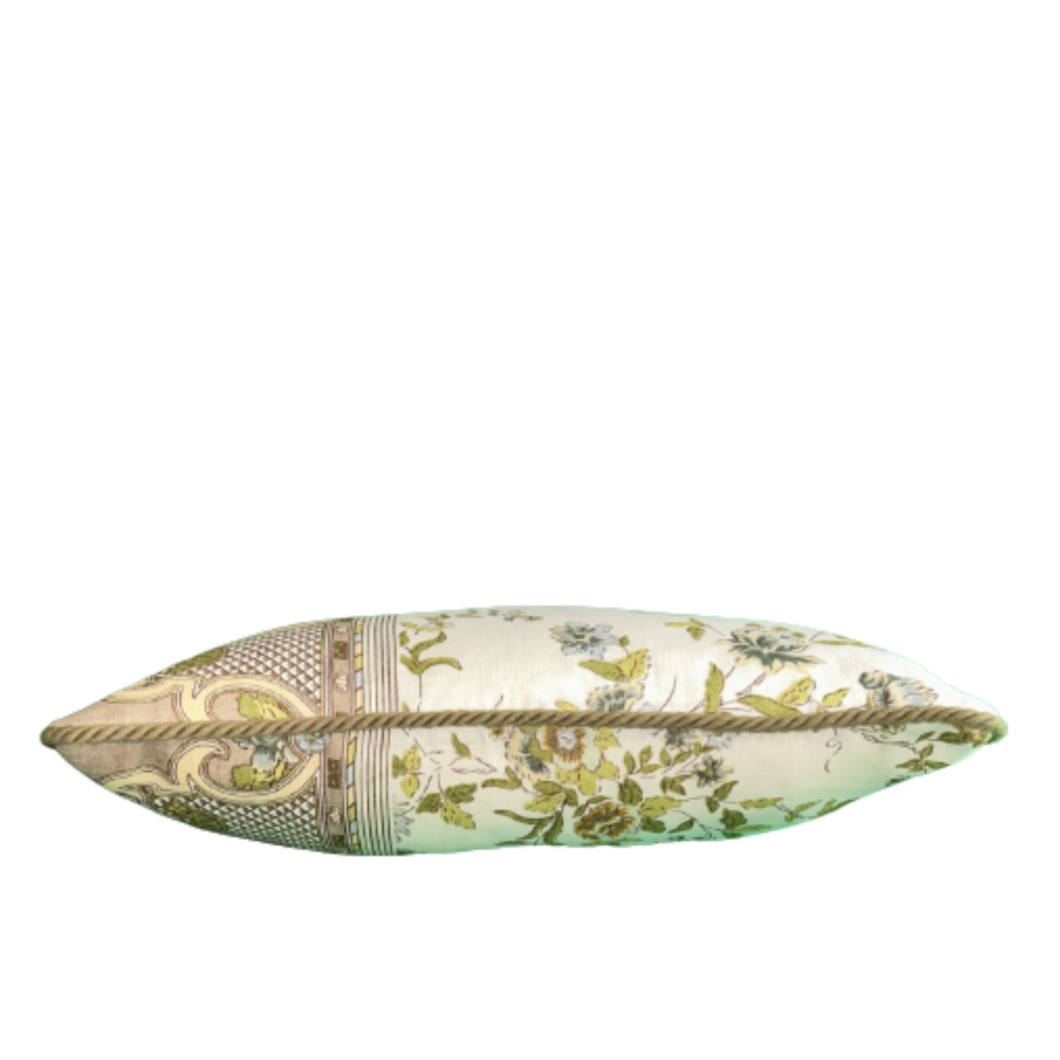 Canton Rose by Bailey & Griffin Rectangle 12 x 21 Decorative Pillow with Down Feather Insert