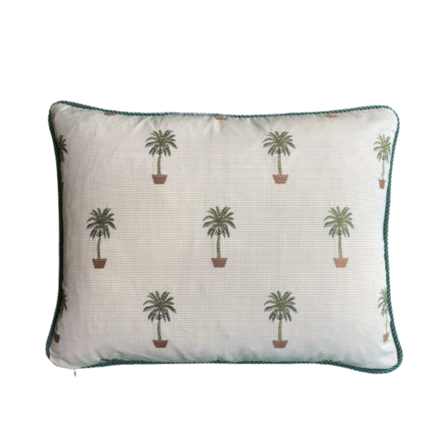 Miss De Wolf in the Conservatory Iconic Scalamandre 18 X 22 Designer Pillow with Down Feather Insert