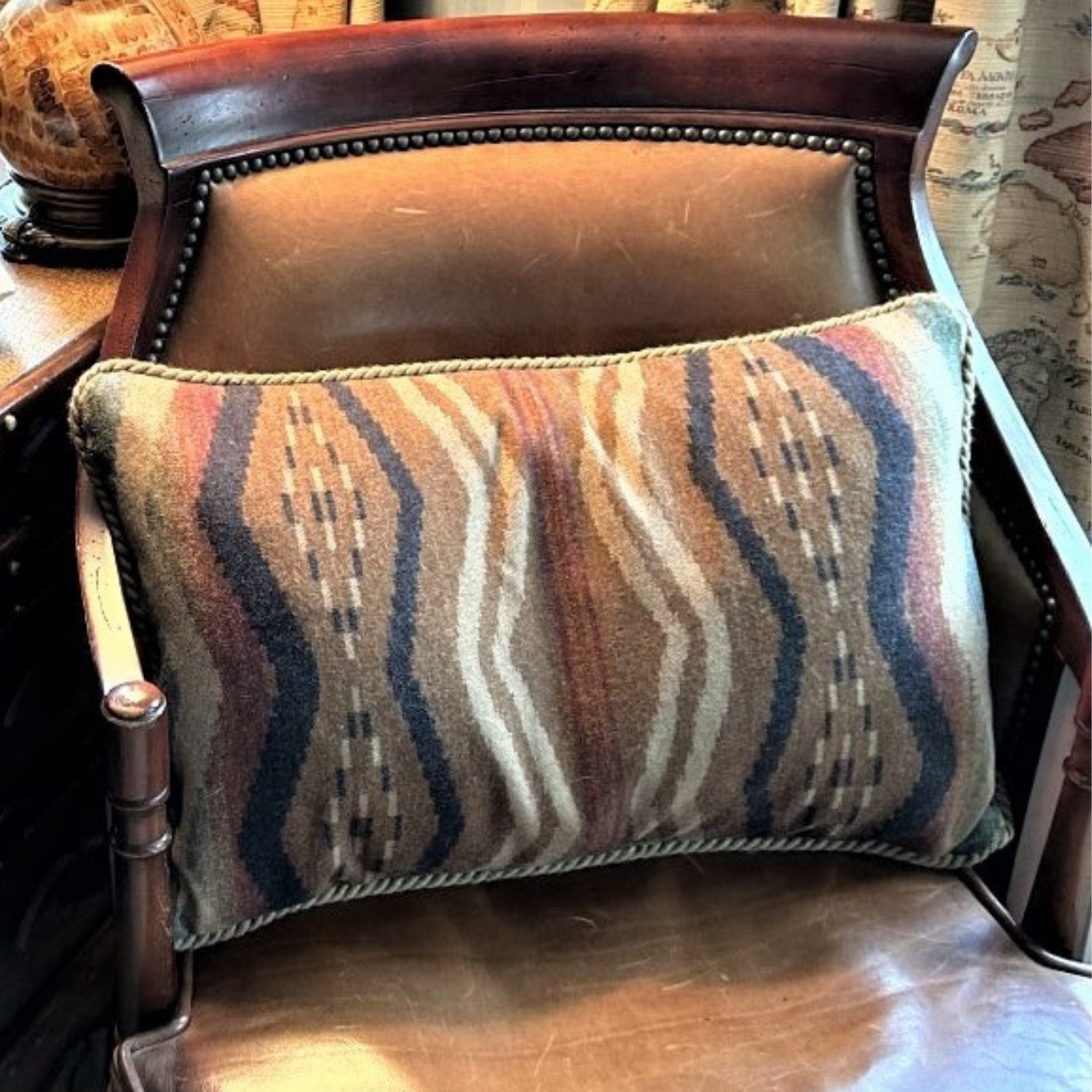 Anasazi Wool 14 x 22 Decorative Pillow with Down/Feather Insert