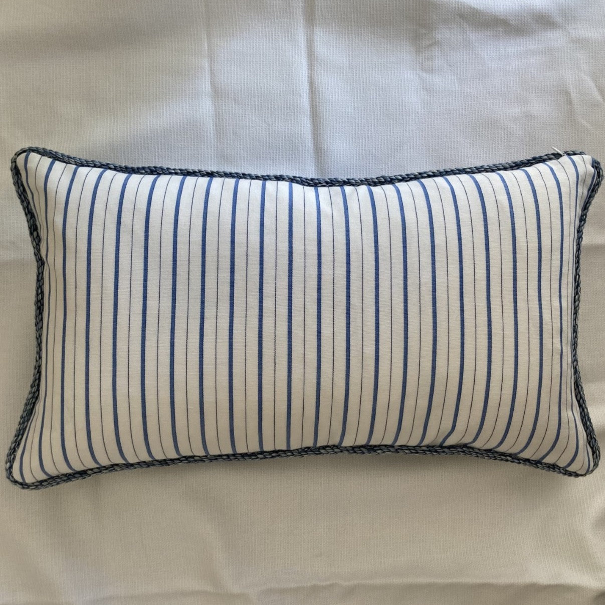Garden Gazebo Toile 14 x 24 Rectangle Decorative Pillow with Down Feather Insert